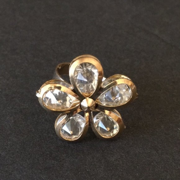 Set of 3 Rhinestone Fashion Rings - Picture 10 of 12